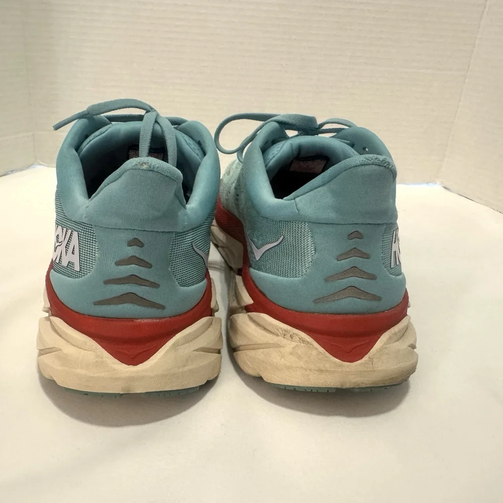 Hoka One One Clifton 8 Shoe Size:9.5 B Blue Women Sneakers